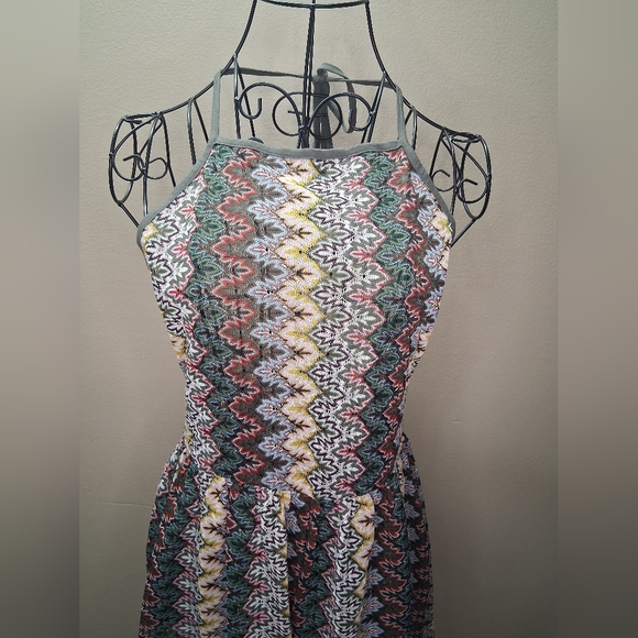 NWOT ASOS Vibrant Zigzag Pattern JUMPSUIT - Picture 3 of 13
